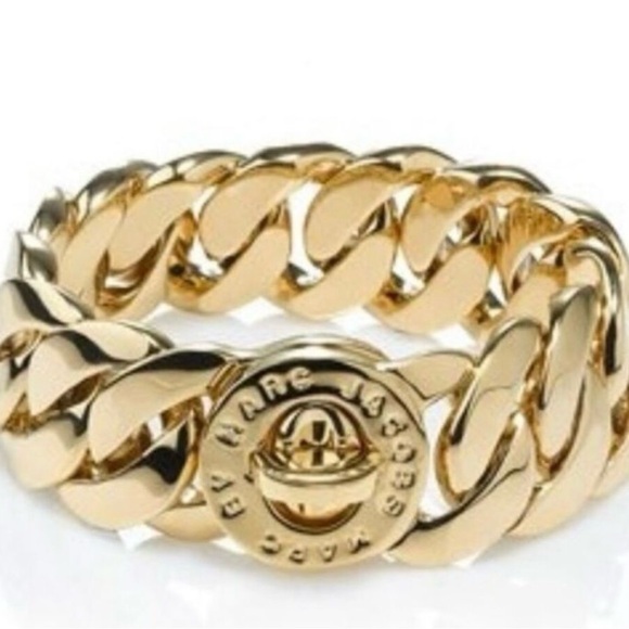 MARC by MARC JACOBS - NWT “Katie” Turnlock Chain Fashion Ring. Sz M/L (7-8) - Picture 2 of 9